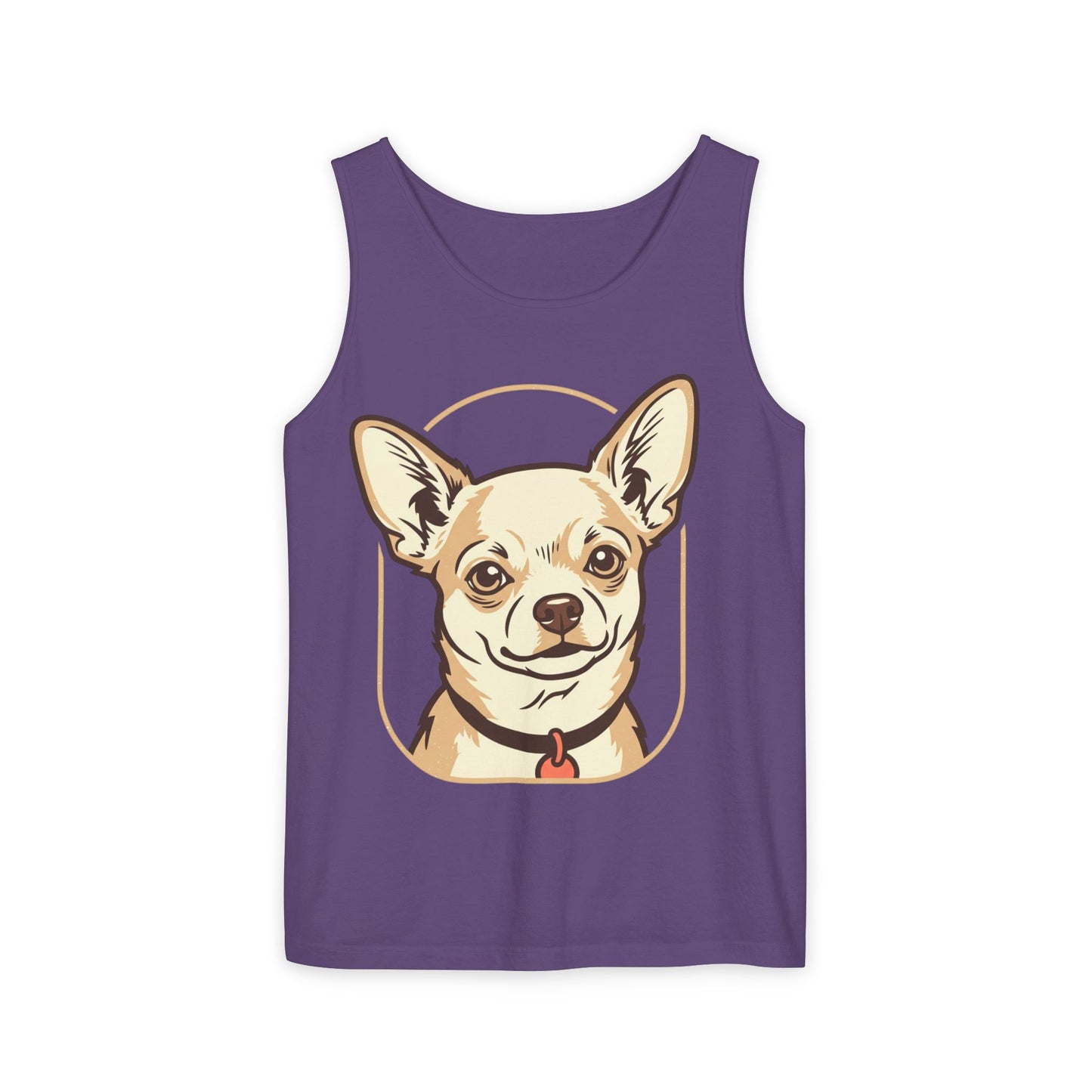 Chihuahua Unisex Garment-Dyed Tank Top