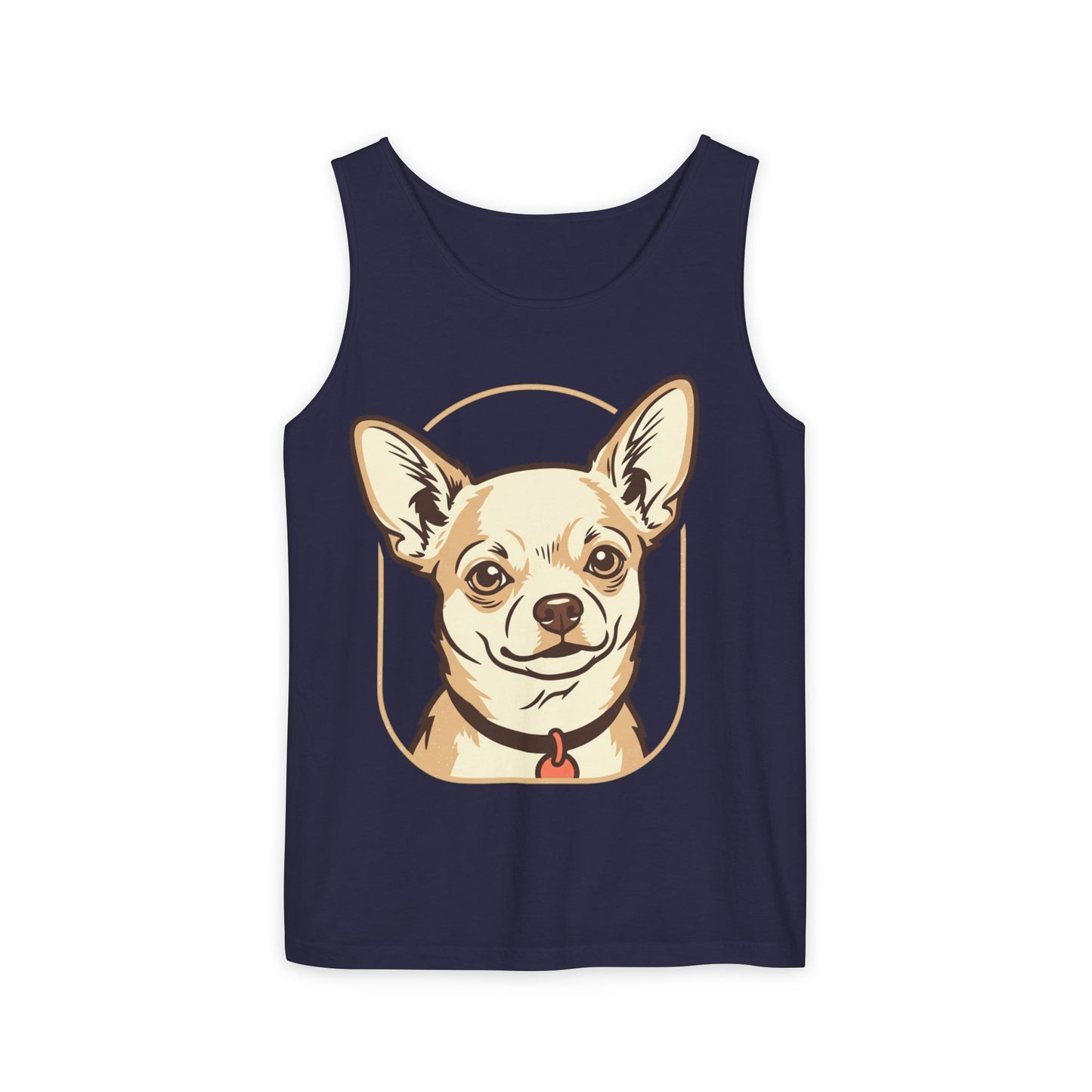 Chihuahua Unisex Garment-Dyed Tank Top