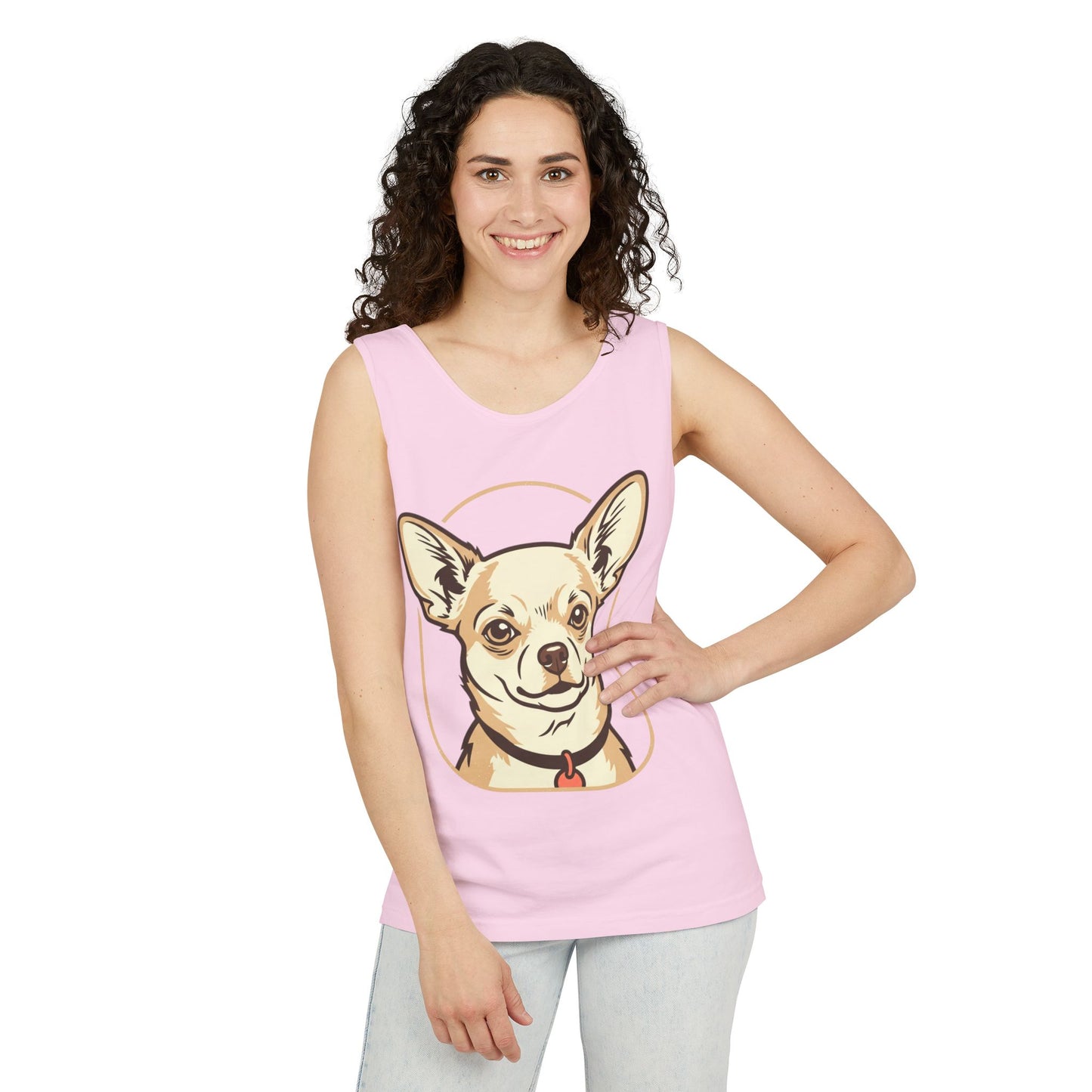 Chihuahua Unisex Garment-Dyed Tank Top