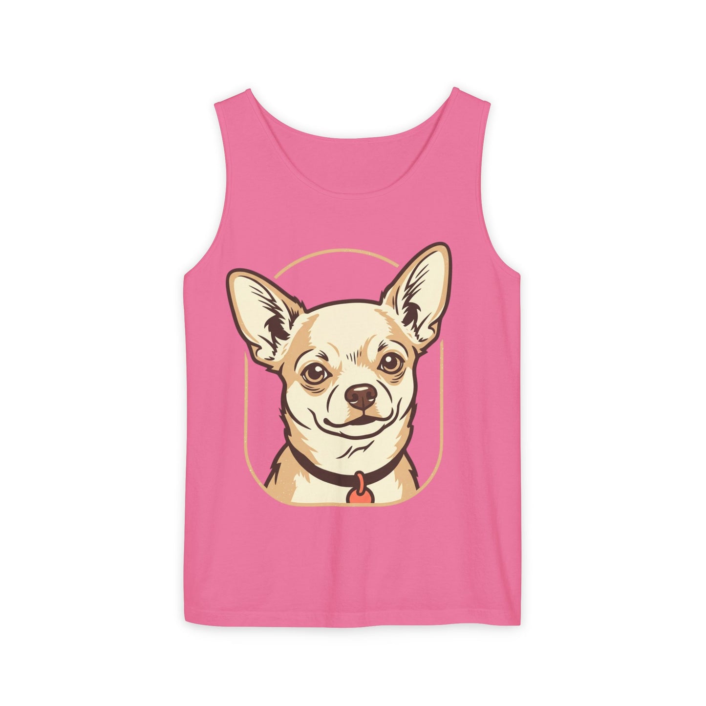 Chihuahua Unisex Garment-Dyed Tank Top