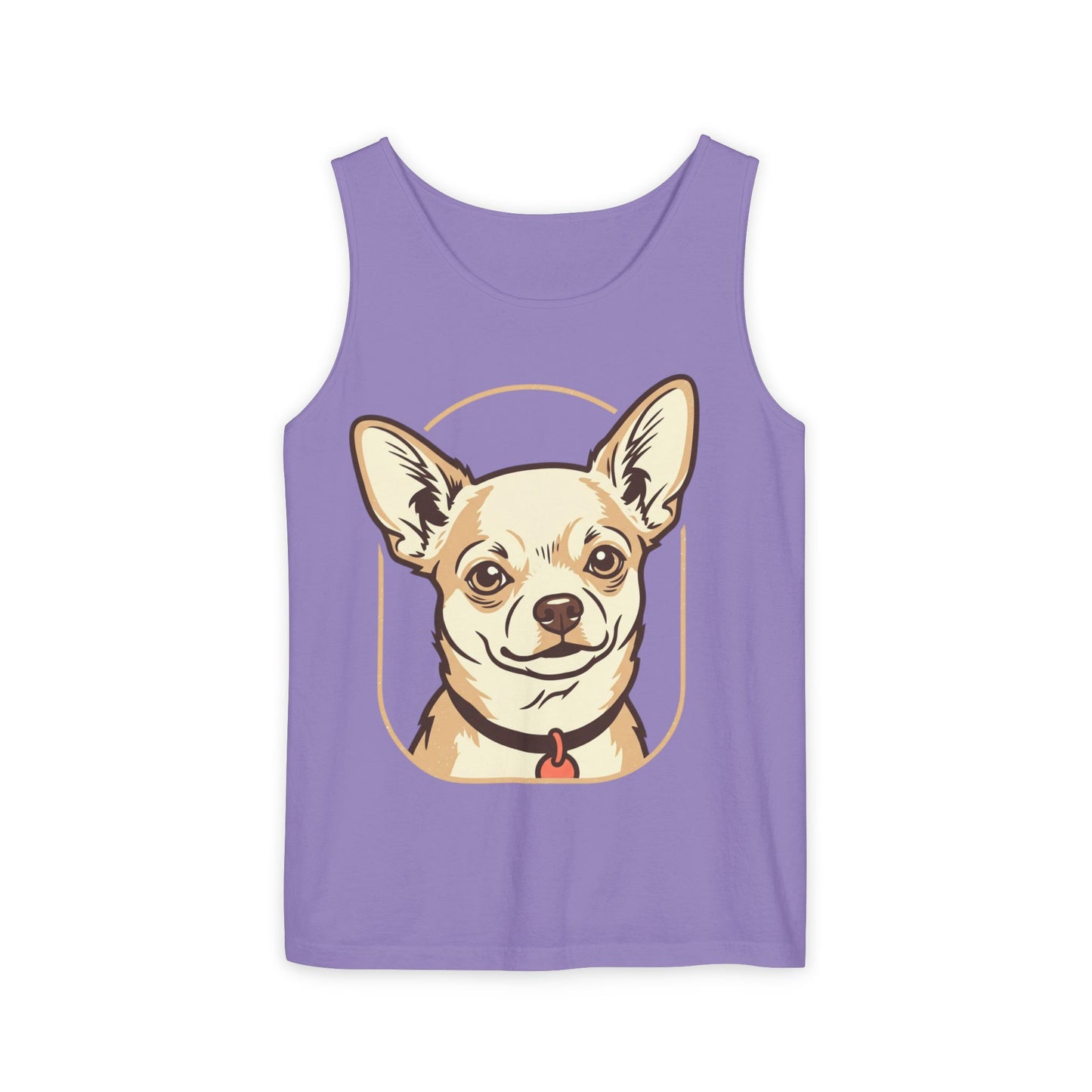 Chihuahua Unisex Garment-Dyed Tank Top