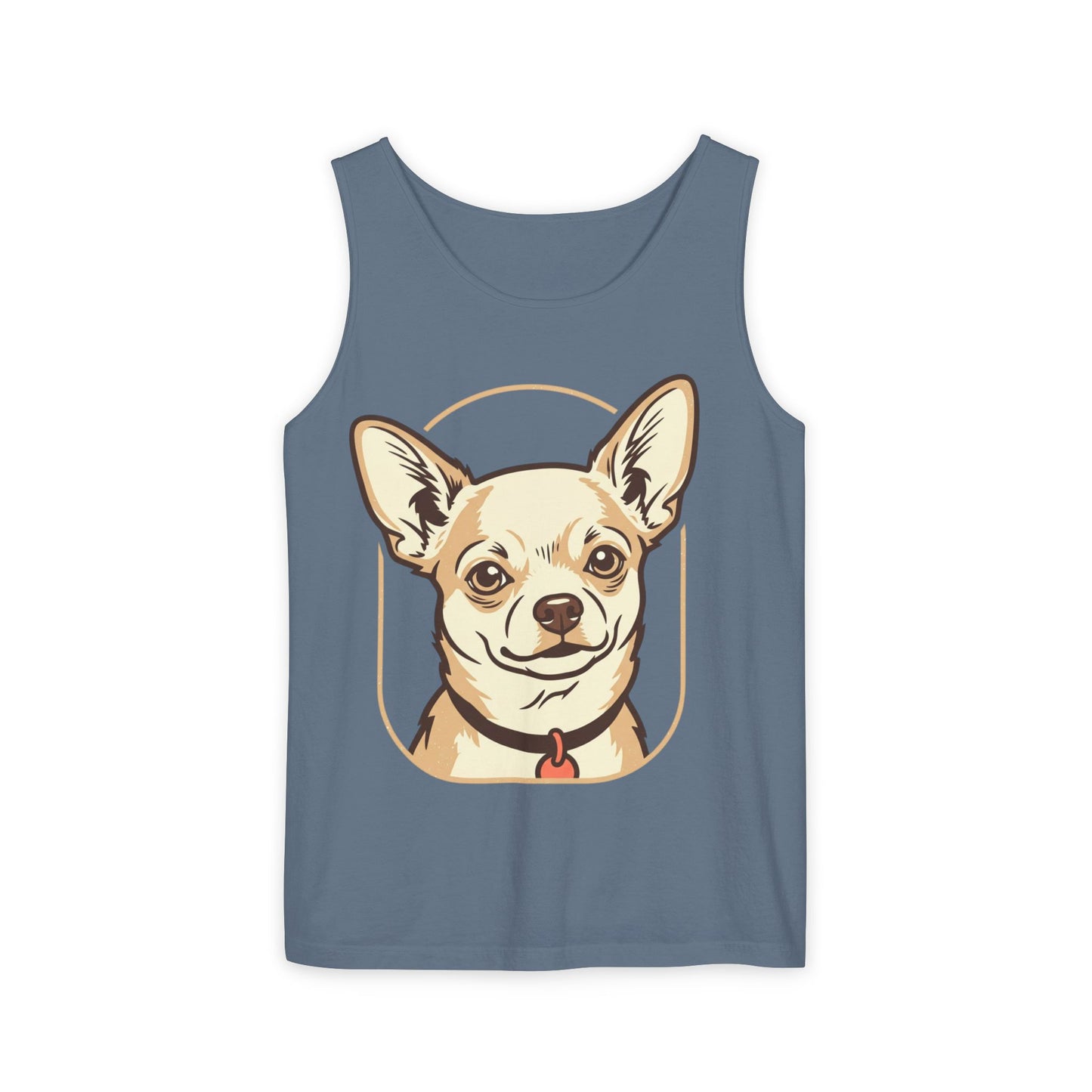 Chihuahua Unisex Garment-Dyed Tank Top