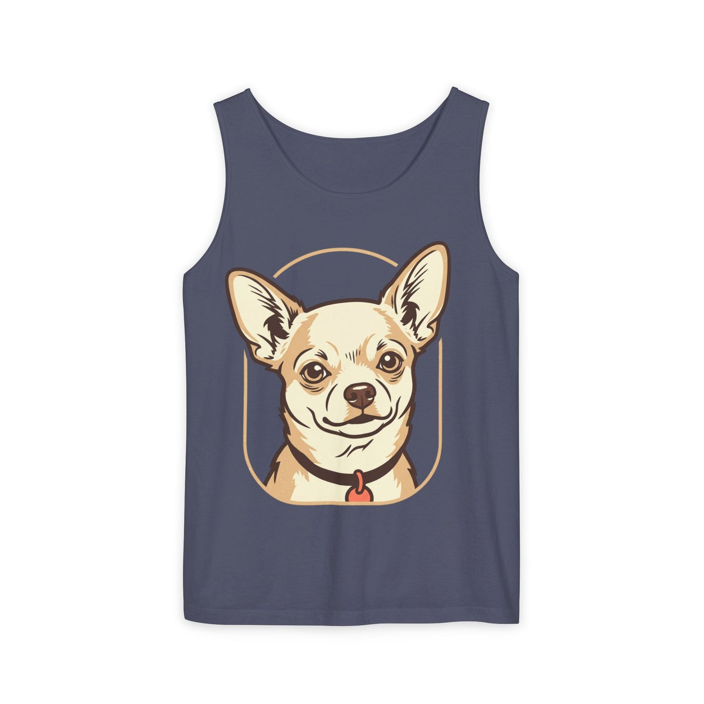 Chihuahua Unisex Garment-Dyed Tank Top