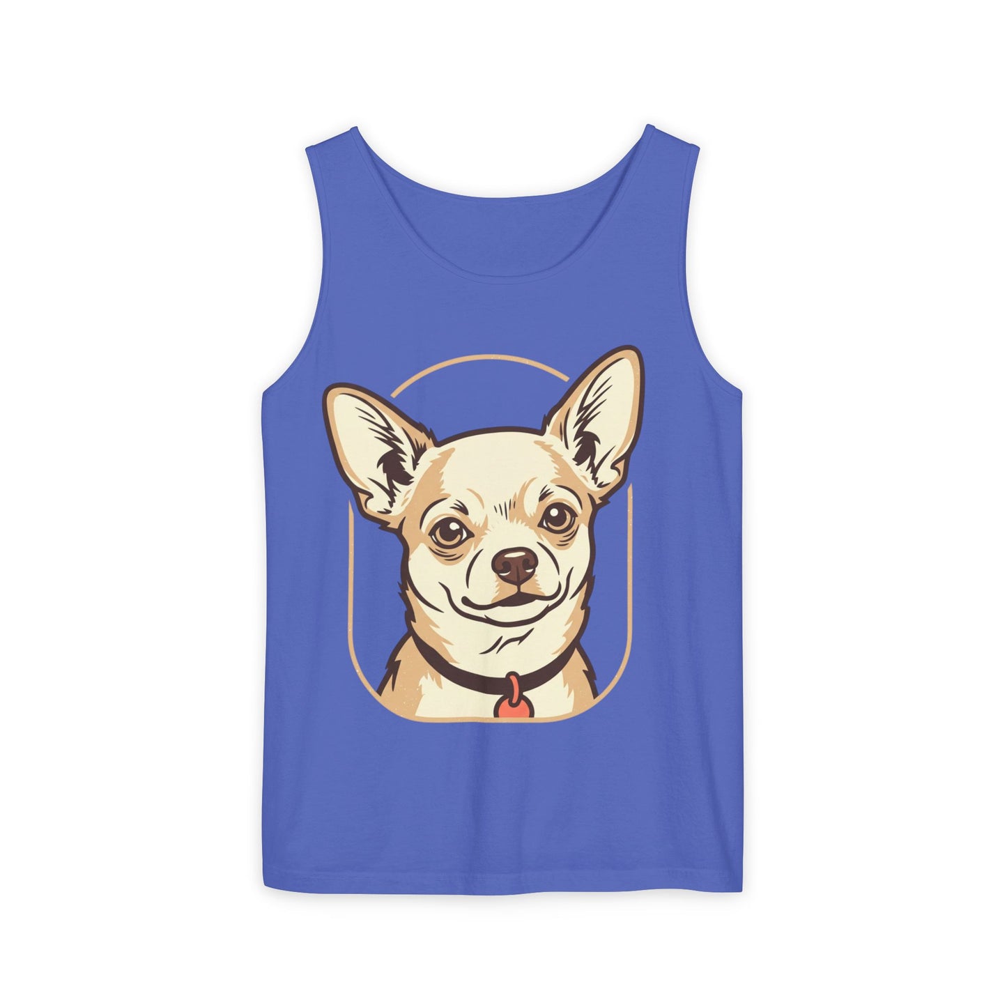 Chihuahua Unisex Garment-Dyed Tank Top