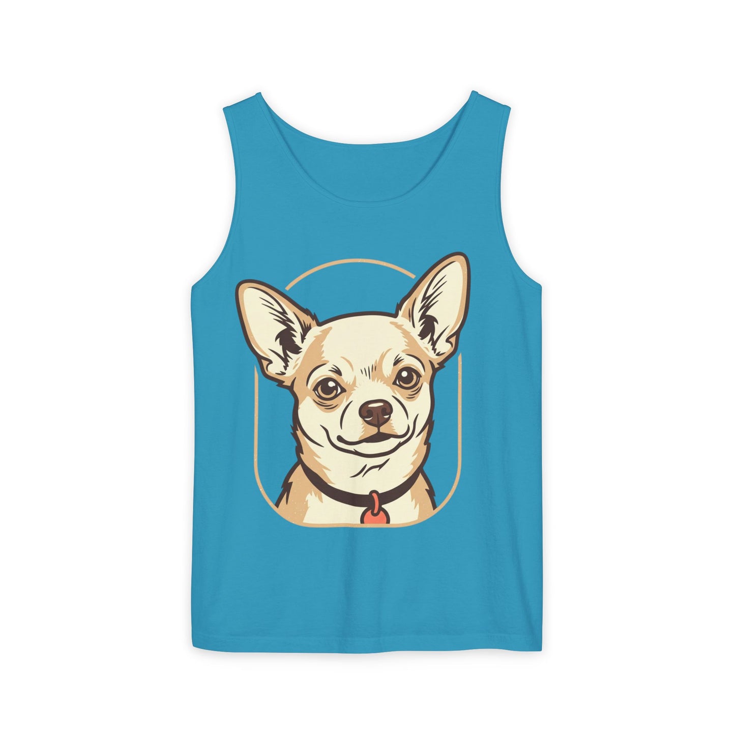 Chihuahua Unisex Garment-Dyed Tank Top