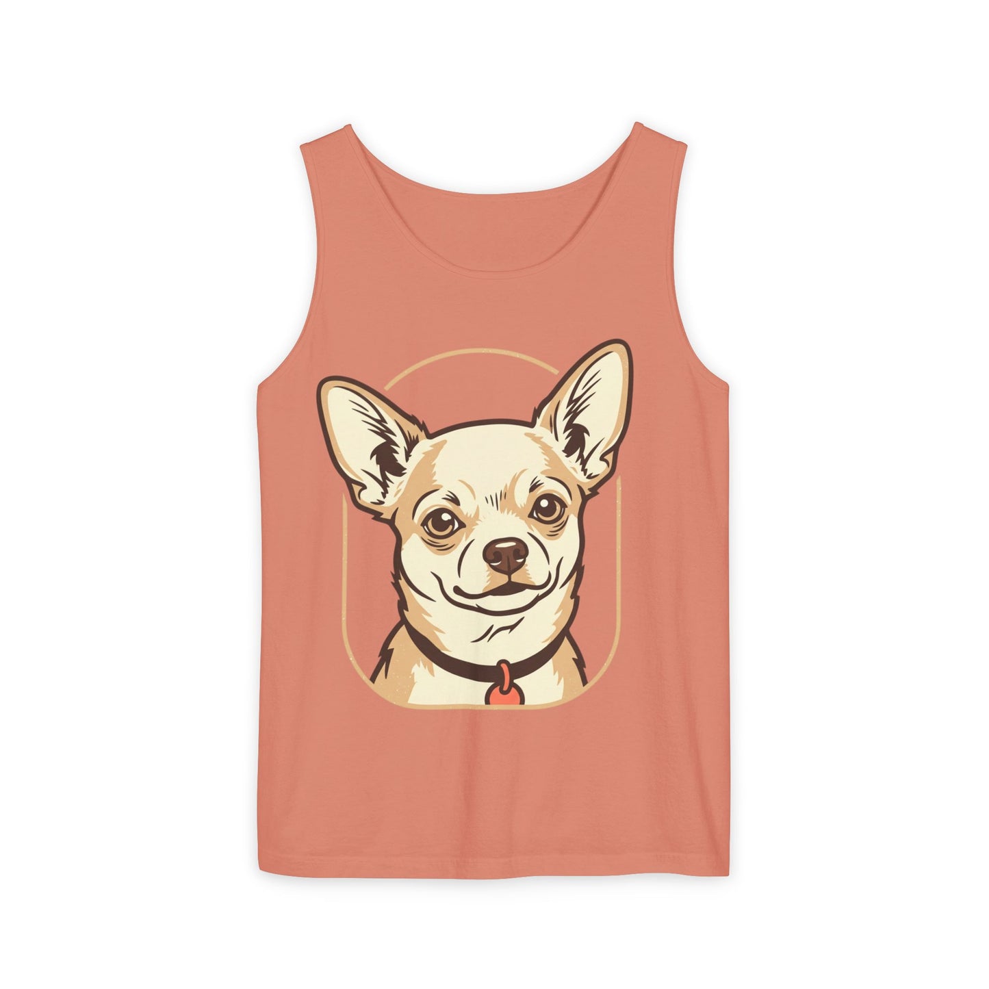 Chihuahua Unisex Garment-Dyed Tank Top