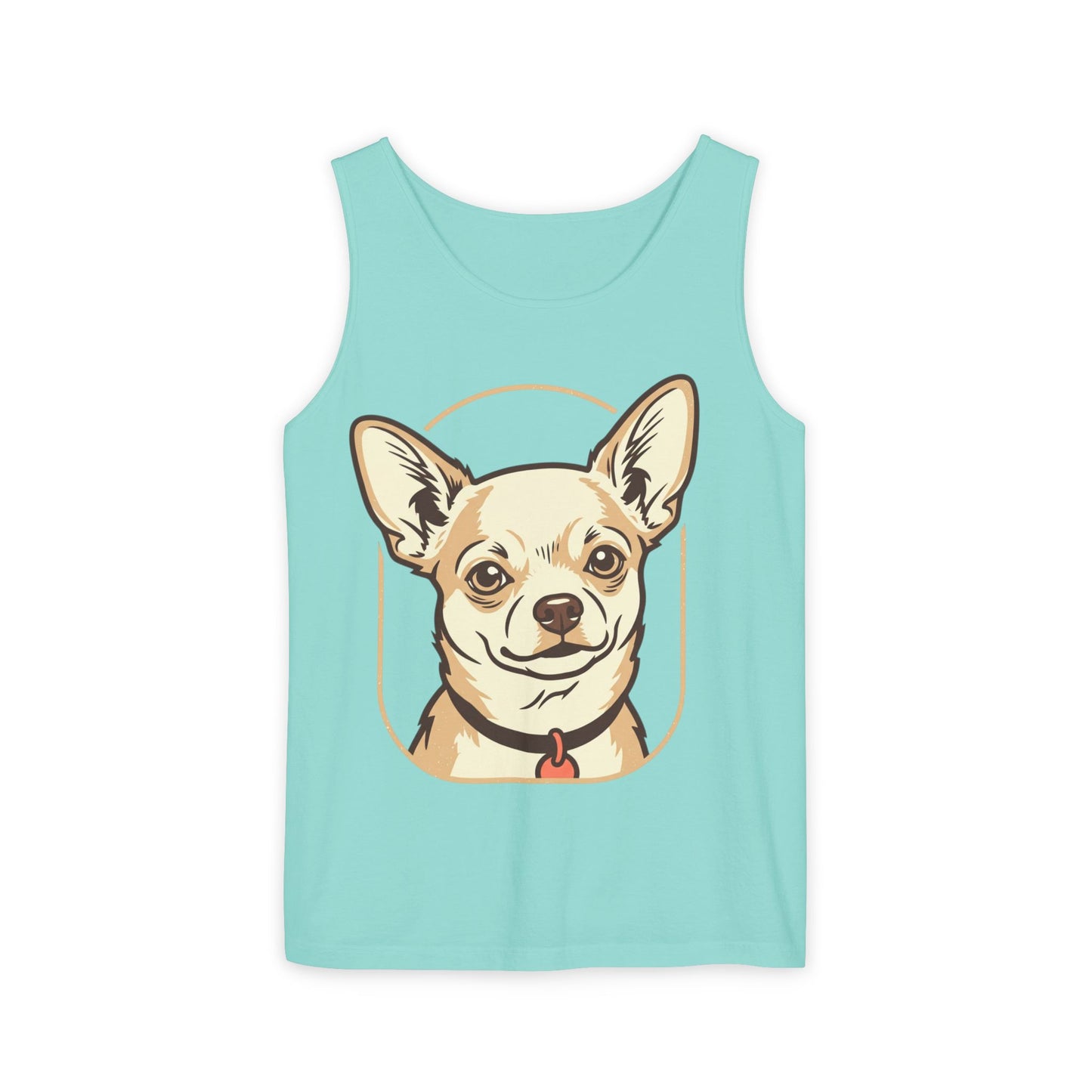 Chihuahua Unisex Garment-Dyed Tank Top